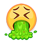 呕 吐了（黄脸表情包）