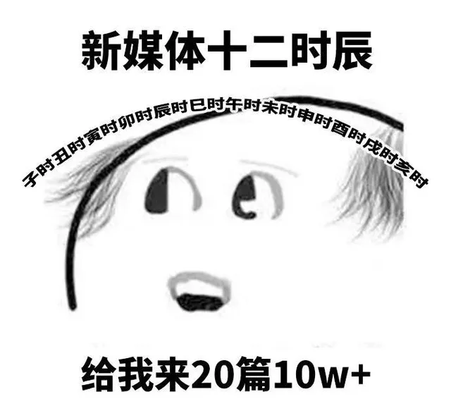 新媒体十二时辰 给我来20篇10w+（新媒体十二时辰 给我来20篇10w+）