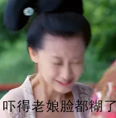 吓得老娘脸都糊了（吓得老娘脸都糊了）