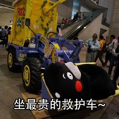 R0公WR E坐最贵的救护车~