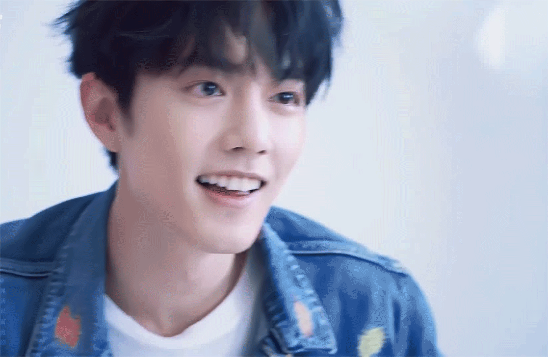 肖战微笑 GIF 动图系列_明星表情表情包