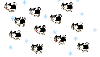 下雪天奔跑的doge（下雪天奔跑的doge）