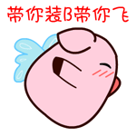 带你装 B 带你飞（小猪）_动图