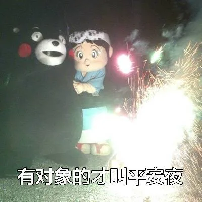 有对象的才叫圣诞节，单身狗过什么圣诞节阿鲁_熊本熊_圣诞节_建设社会主义_卡通_表情头牌