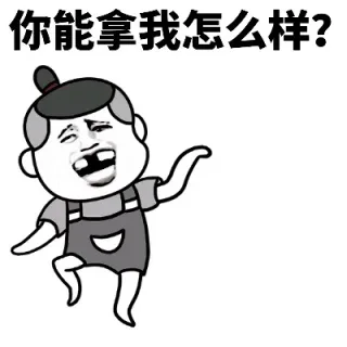 你能拿我怎么样？