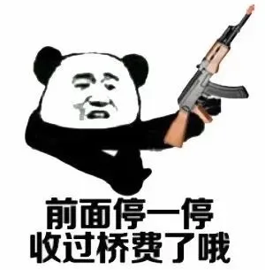 前面停一停收过桥费了哦