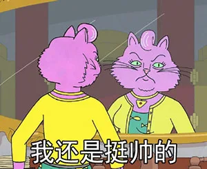 我还是挺帅的