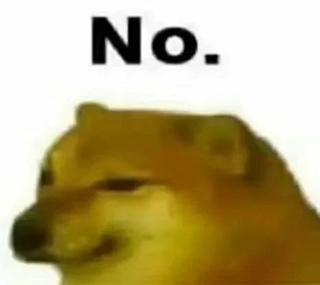 no Cheems拒绝表情包