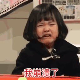 我崩溃了