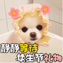 静静等待女生节礼物