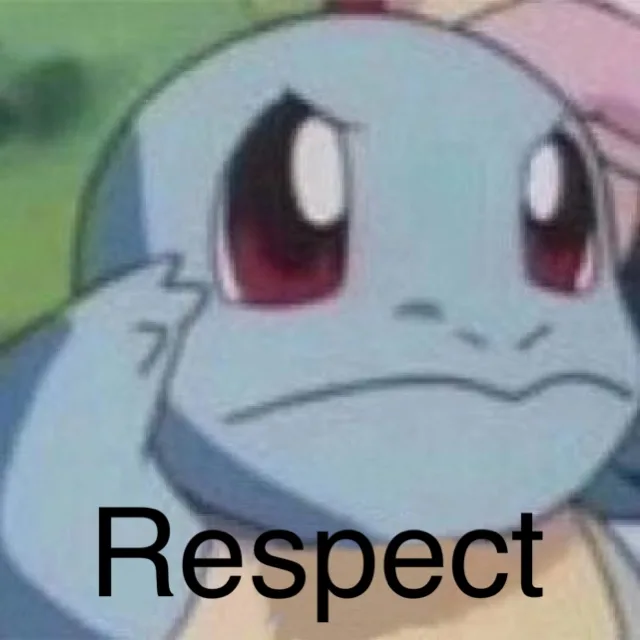 Respect（杰尼龟表情包）