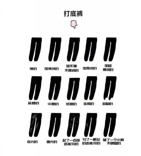 打底裤∥∥加不繭加超0薄绒的不厚纸的加厚绒的厚绒的高腰的中腰的低腰的连E∥∥I反光的哑光的起了一点球勾了一根丝还能穿的的还能穿的