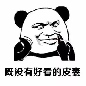 既没有好看的皮囊