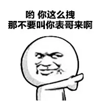 哟，你这么拽，那不要叫你表哥来啊