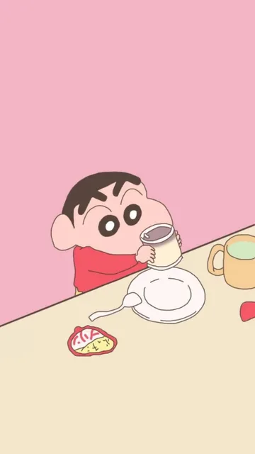 蜡笔小新吃饭手机壁纸（蜡笔小新吃饭手机壁纸）