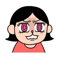 两眼直勾勾看着你