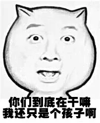 你们到底在干嘛，我还只是个孩子啊