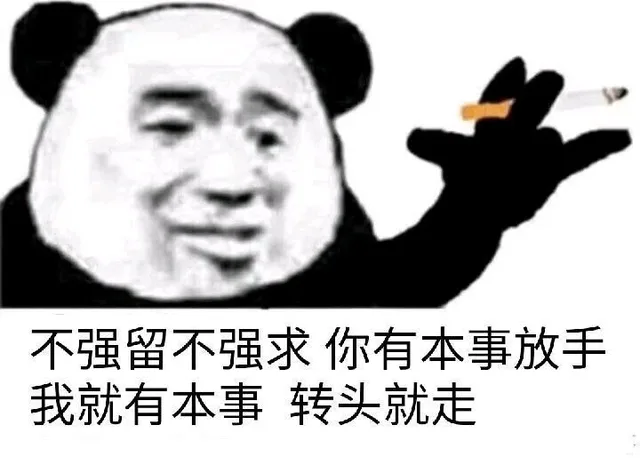 不强留不强求你有本事放手我就有本事转头就走