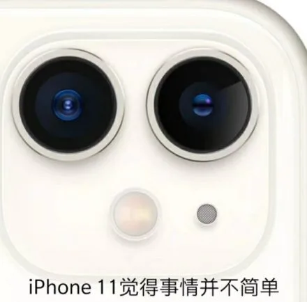 iPhone11觉得事情并不简单（iPhone11摄像头表情包）