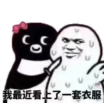 我最近看上了一套衣服