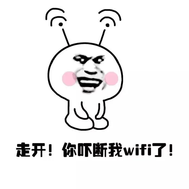 走开！你吓断我的wifi了！（走开！你吓断我的wifi了！）