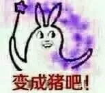 变成猪吧！