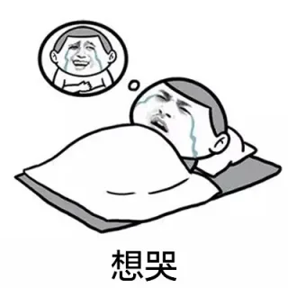 想哭
