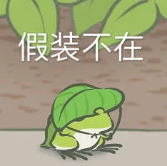 假装不在