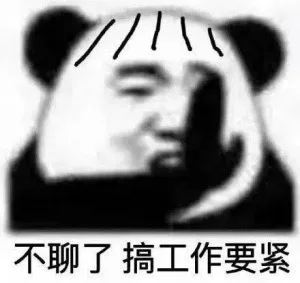 不聊了搞工作要紧（不聊了搞工作要紧）