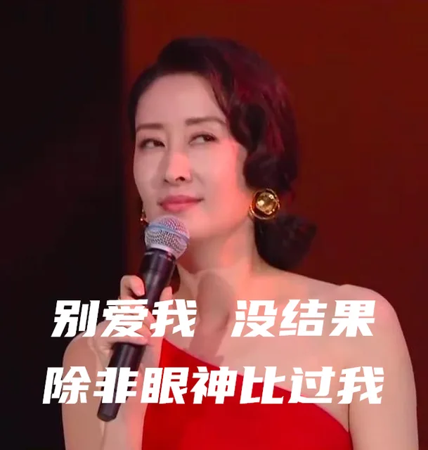 别爱我没结果除非眼神比过我（刘敏涛表情包）（别爱我没结果除非眼神比过我（刘敏涛表情包））