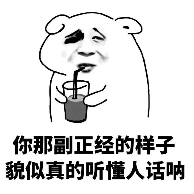 你那副正经的样子 貌似真的听懂人话呐