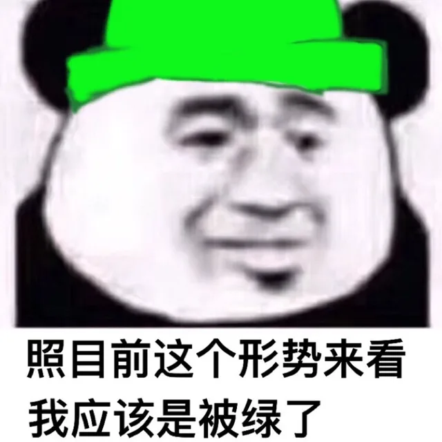 照目前这个形势来看，我应该是被绿了