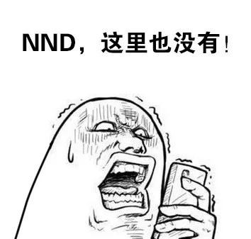NND，这里也没有（NND，这里也没有）