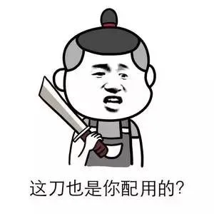 这刀也是你配用的？