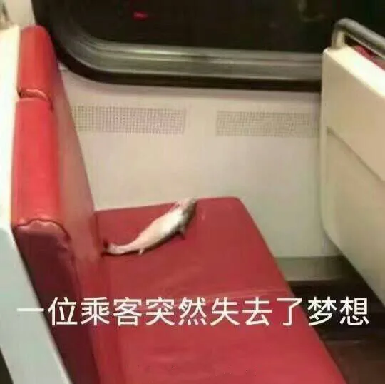一位乘客突然失去了梦想