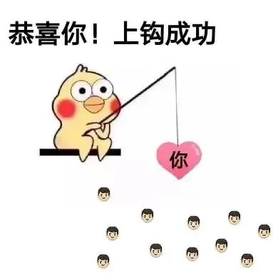 恭喜你!上钩成功你