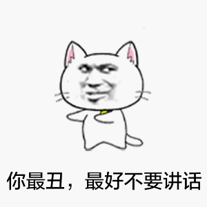 你最丑，最好不要讲话！（你最丑，最好不要讲话！）