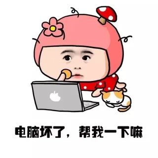 电脑坏了，帮我一下嘛