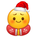 小黄脸圣诞衣圣诞帽表情包_小黄脸_emoji表情包