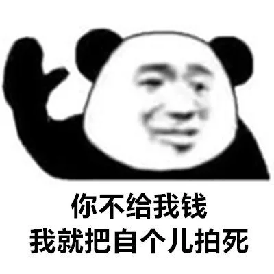 你不给我钱，我就把自个儿拍死（你不给我钱，我就把自个儿拍死）