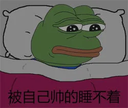 被自己帅的睡不着（被自己帅的睡不着）