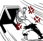 老子气死了，掀桌子