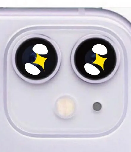 iPhone11摄像头表情包