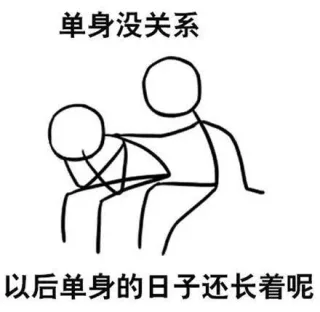 单身没关系以后单身的日子还长着呢