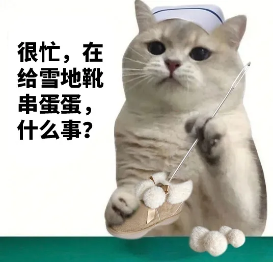 很忙,在给雪地靴串蛋蛋什么事?（很忙,在给雪地靴串蛋蛋什么事?）
