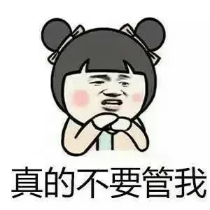 真的不要管我