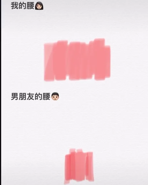 我的腰 vs 男朋友的腰