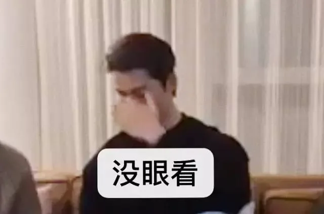 没眼看