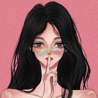 长发女生头像精选