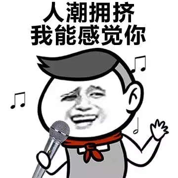 人潮拥挤感觉你（人潮拥挤感觉你）